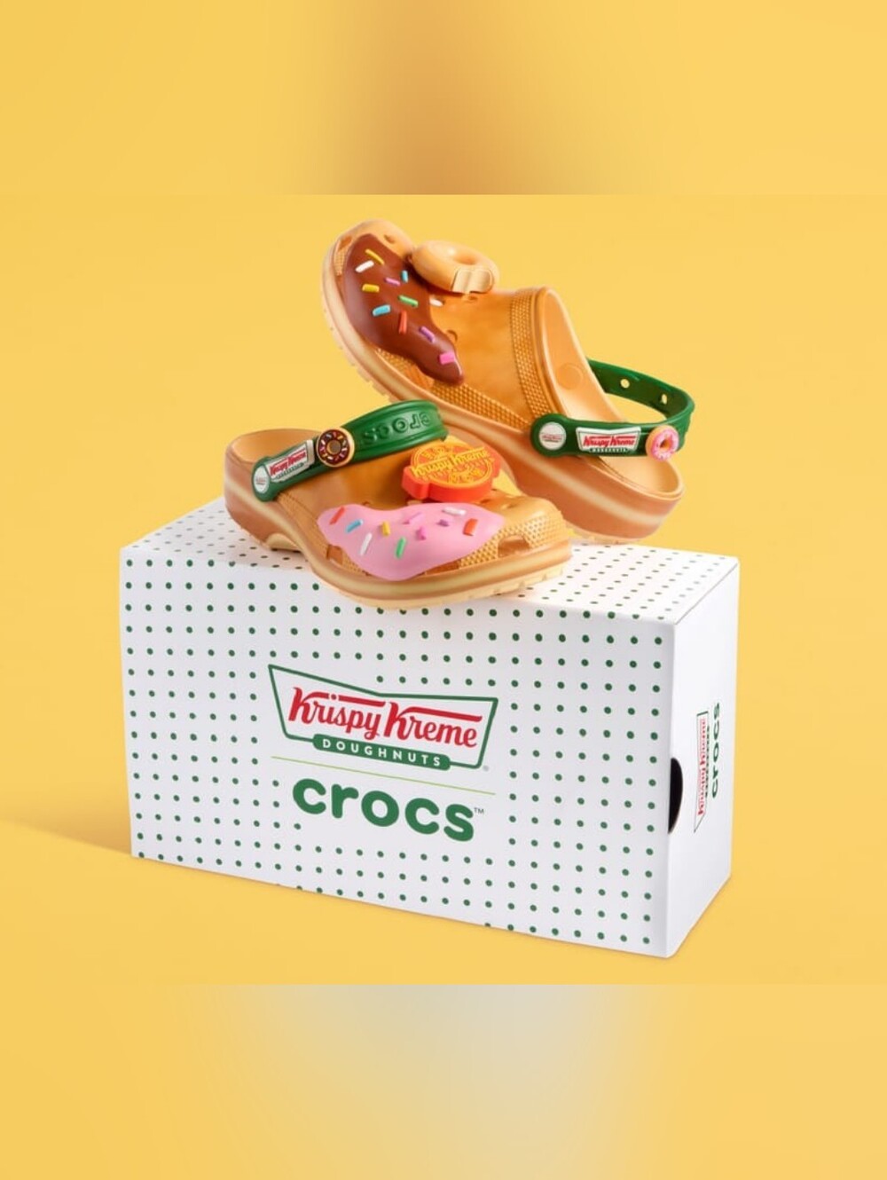 CROCS x Krispy Cream Brand New In Special Box